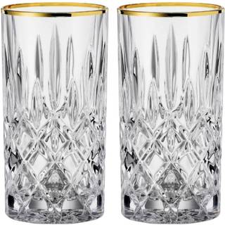 Noblesse longdrinkglas, 37,5 cl, gold, 2 stk.
