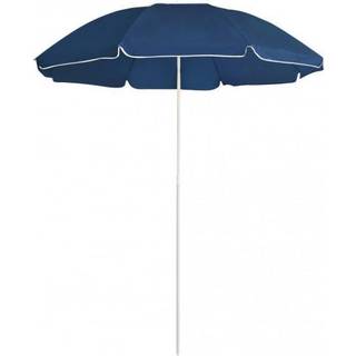 parasol 180 cm stålstang blå