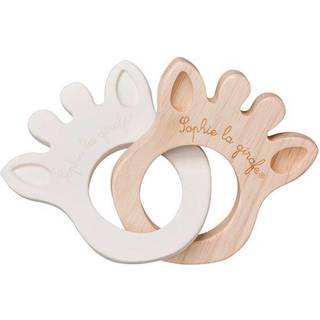 Sophie la Girafe So Pure bideringe i naturgummi - giraf silhuet