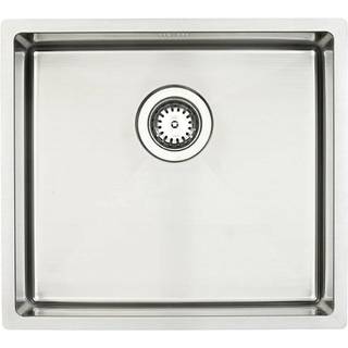 Lavabo Kubus 450 soft stålvask med kurveventil 490x440 mm