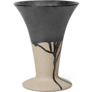 Flores Vase - Sand/Black