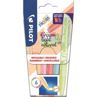 Frixion Light Natural Textmarker 6er-Set