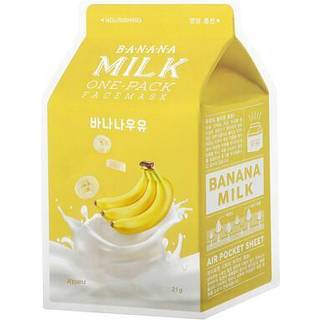 A’pieu One-Pack Milk Mask Banana nærende ansigts sheetmaske 21 ml - 21 ml