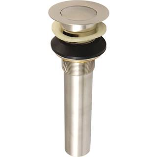 Kingston Brass KB6008 Komplement Push-Up Drain med overl?b b?rstet nikkel