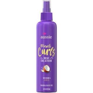 Aussie Miracle Curls 2nd day Curl Activator Coconut & Jojoba Oil 8,5 fl oz (pakke med 2)