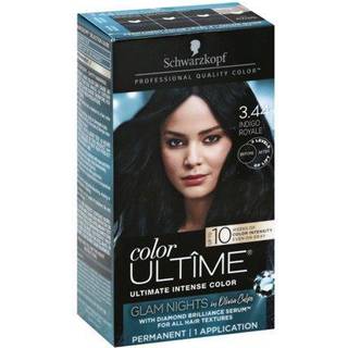 Schwarzkopf Color Ultime Hair Color 3.44 Indigo Royale 1 -applikation - Permanent indigo -h?rfarve til levende farveintensitet og fade -resistent