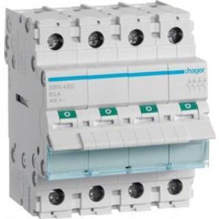 Hager Afbryder 4p 80a