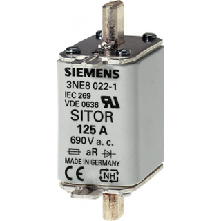Siemens Sikring sitor nh00 ar 125A 690v