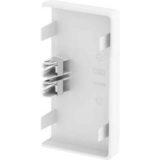 Endestykke rapid45-2 100mm hvid