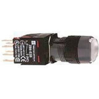Schneider Lampetryk ø16 hvid    xb6aw1b1b