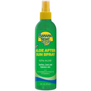 Banan Boat Aloe After Sun Spray 6oz | Aloe vera spray med agurkekstrakt og vitamin E efter solpleje efter Sun Aloe Aloe Spray til solskoldning 6o