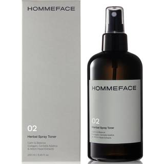 HOMMEFACE Herbal Spray Face Toner 8,45 fl. oz. - Alkoholfri fugtgivende og balancerende ansigtsmist med troldnd CICA-ekstrakt Anti-aging aftersh
