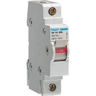 Hager Afbryder 2p 25a med signallampe