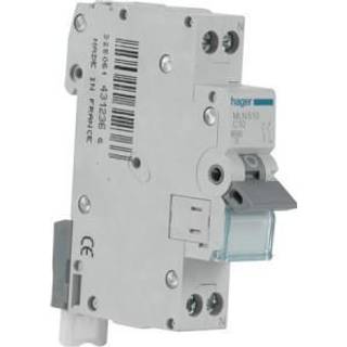 Hager Wexøe Automatsikring 1P+N 6KA C13A qc