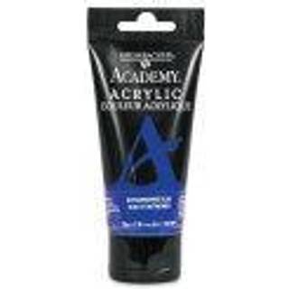 Grumbacher Academy Acryl Maling 75 ml/2,5 ounce Plastic Tube Ultramarine Blue (C219P)