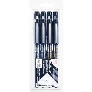 ZIG CARTOONIST MANGAKA Black 8-set