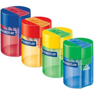 Staedtler Blyantsspidser m/holder Double ass transparent
