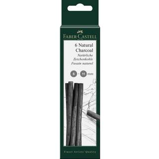 Natürliche Zeichenkohle 6-11mm 28g - Schwarz