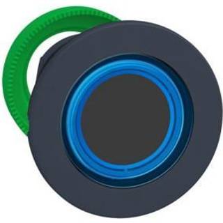Schneider Lampetryk flush f/led blå ring