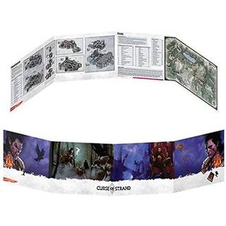 Dungeons & Dragons Curse of Strahd DM-skærm - Et essentielt kampagnemiddel med bagside-tabeller og episk forsidekunst