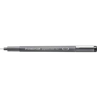 10 x Staedtler Pigment Liner 308 fineliner 0,2 mm sort