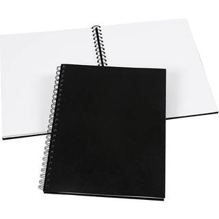 Elegant Sort Dokumentationsbog 23x30,5 cm - 50 Sider