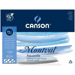 Montval Akvarelpapir - 300G 24 x 32 cm