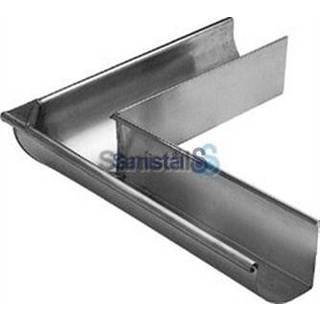 Zink udvendig gering til 1/4 rund rende, 0,8 mm, 333 mm, valsblank. Valsblank