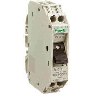 Schneider Automatsikring 1polet + Nul 2AIcu = 15kA 230V GB2CD07
