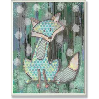 Stupell hjem d? Cor n?dskov fox l?rred v?gkunst 10 x 15 flerfarve