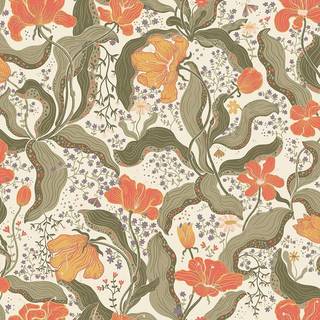 Bodri - Green & Red/Orange