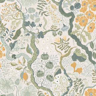 Ann - Dusty Green & Orange
