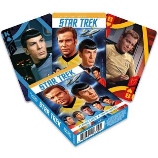 Aquarius Star Trek -rollebes?tningskort - Star Trek -tema -kortd?kket til dine yndlingskortspil - officielt licenseret Star Trek -merchandise & s