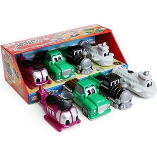 Bland eller match k?ret?jer junior 2 magnetisk leget?jsspil s?t 8 stykker