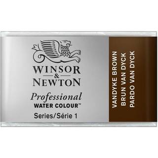Winsor & Newton Professional akvarelfarve 1/1 pan Vandyke Brown 676