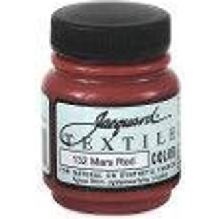Jacquard tekstilfarve Mars Rød - Permanent stofmaling til tøjmøbler polstring sko eller tasker - indendørs og udendørs stofmaling - 8 oz krukke p