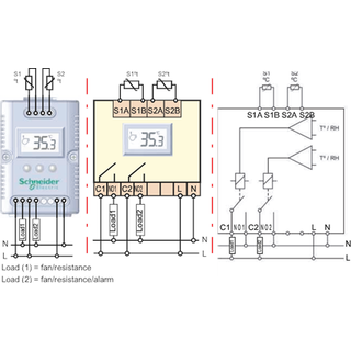 Schneider Elektronisk termostat 9-30vdc