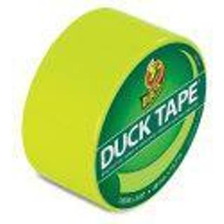 Duck Brand 285225 Duct Tape Fluo Rescent 1,88 inches x 15 meter enkelt rulle fluorescerende citrus