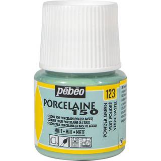 Mat porcelænsmaling puddergrøn