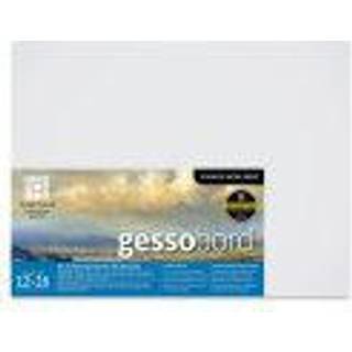 Ampersand Art Supply Gesso Wood Maleri Panel: Museum Series Gessobord 12 """" X 16 """" 3/4 """" Vugget profil