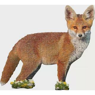 MADD CAPP -puslespil Jr. - I Am Lil Fox - 100 stykker - Dyreformet puslespil