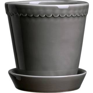 Bergs Potter Helena Krukke 14 Cm - Krukker Keramik Pearl Grey - HCPG14S
