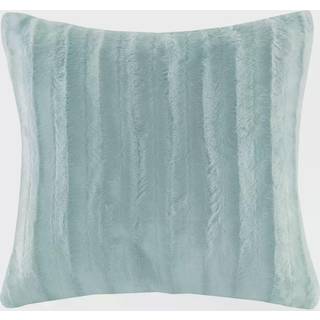 100 % polyester, massiv stribe flettet lang pels pude