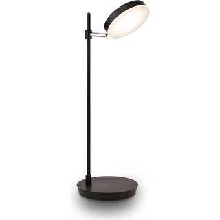 Maytoni LED-bordlampe Fad, sort, metal 47 cm justerbar