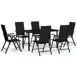 Spisebordssæt til Haven - 140 cm bordlængde / 6