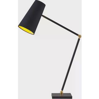 Lucande Kemoni-bordlampe med tekstilskærm