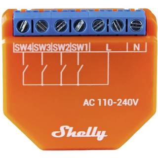 Shelly Plus I4 Wifi-control For Scenes And Activation