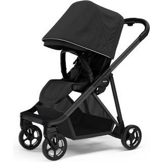 Thule Shine Duovogn inkl. Beemoo Route i-Size Autostol Baby & ISOFIX Base, Black/Black Stone