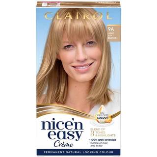 Clairol Nice' n Easy Permanent Hair Dye 9A Light Ash Blond