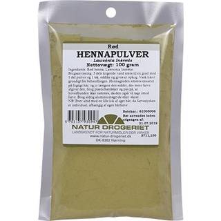 Natur Drogeriet Hennapulver rød - 100 g.